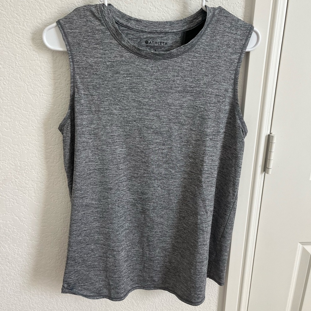 Athleta Grey Cross Back Tank
